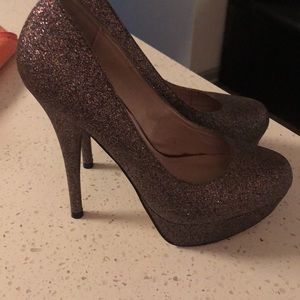 Steve Madden glitter stilettos